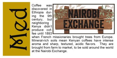 <span>Medium Roast</span> Nairobi Exchange Coffee